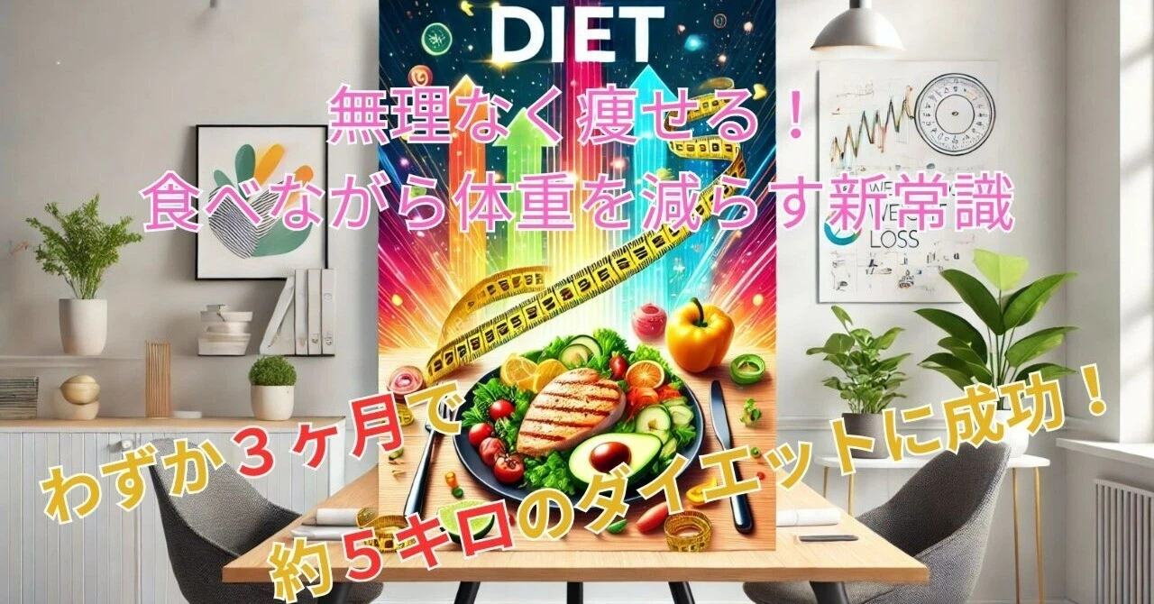無理なく痩せる！食べながら体重を減らす新常識