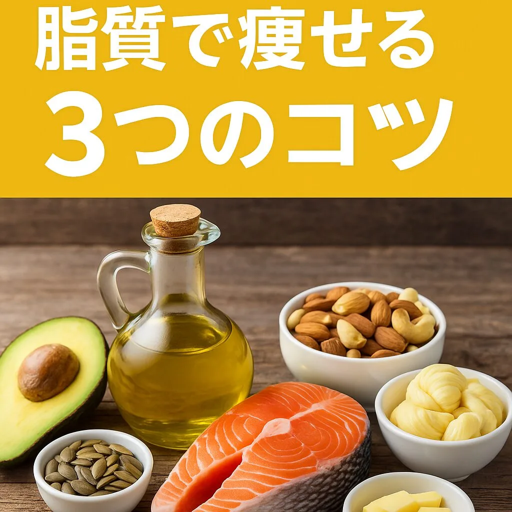 意外と知らない！脂質で痩せる3つのコツ｜初心者向けダイエット法