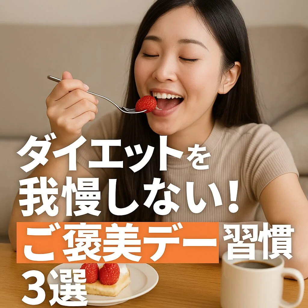 ダイエットを我慢しない！ご褒美デー習慣3選