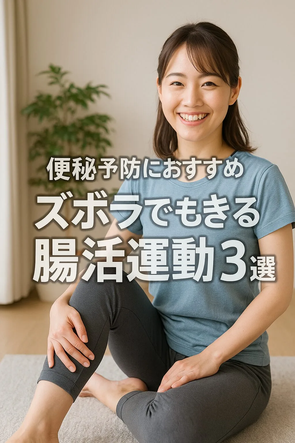 ズボラでもできる腸活運動3選
