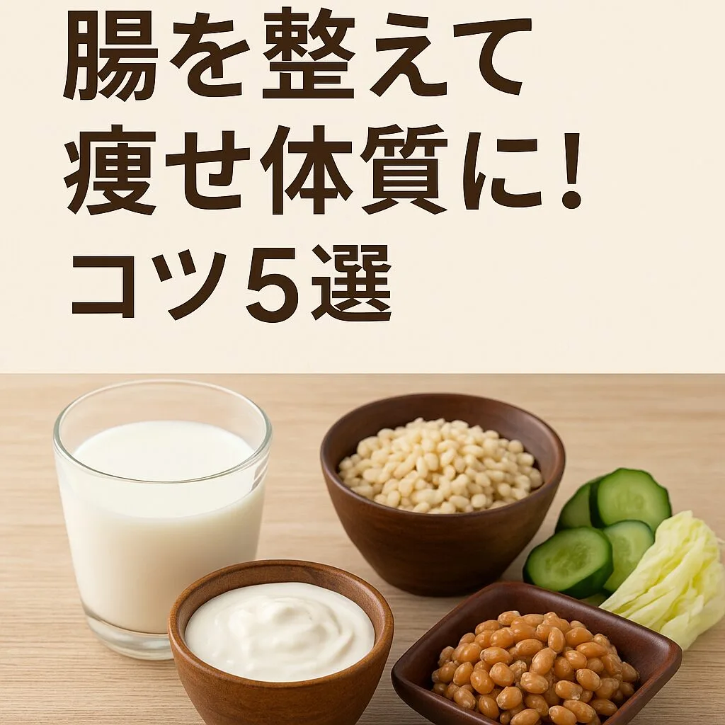 腸を整えて痩せ体質に！コツ5選