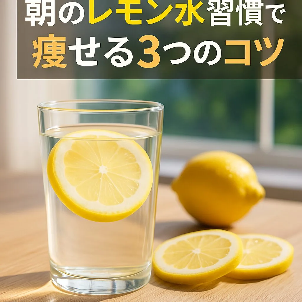 朝のレモン水習慣で痩せる3つのコツ｜初心者向けダイエット法