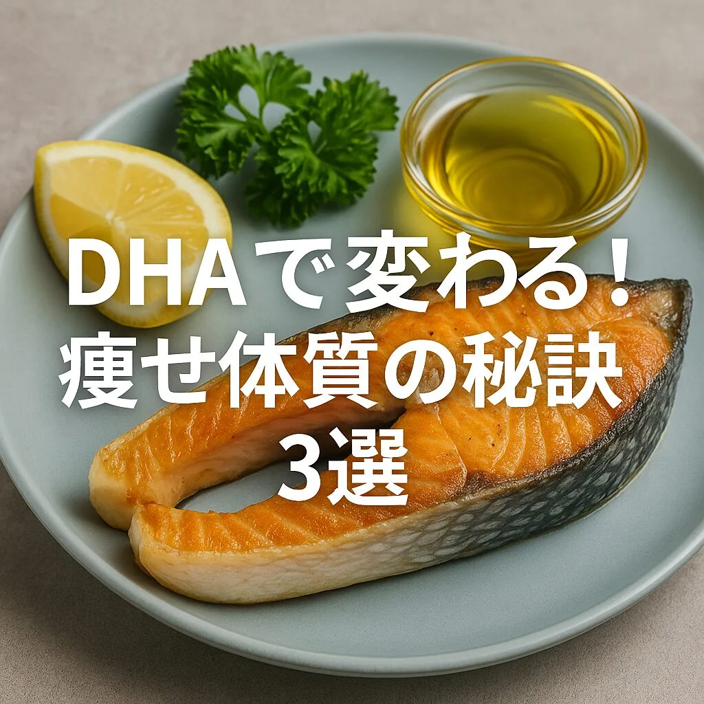 DHAで変わる！痩せ体質の秘訣3選