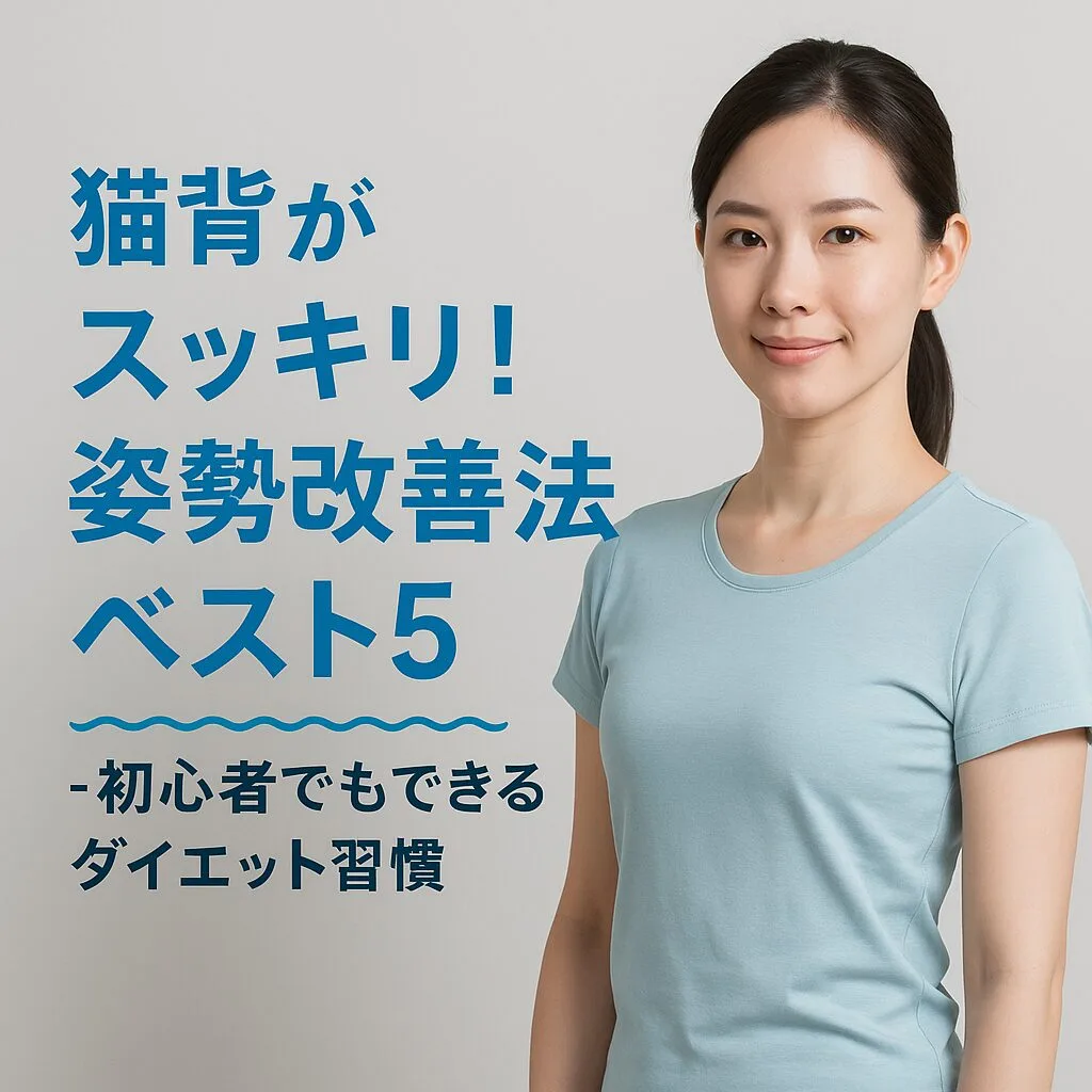 猫背がスッキリ！姿勢改善法ベスト5～初心者でもできるダイエット習慣～