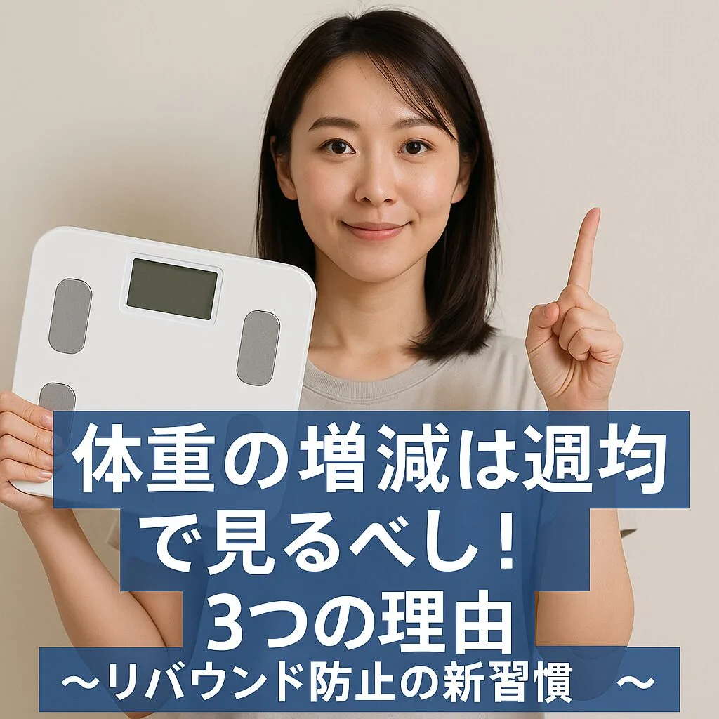 体重の増減は週平均で見るべし！3つの理由 ～リバウンド防止の新習慣～