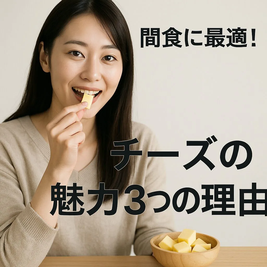 間食に最適！チーズの魅力3つの理由