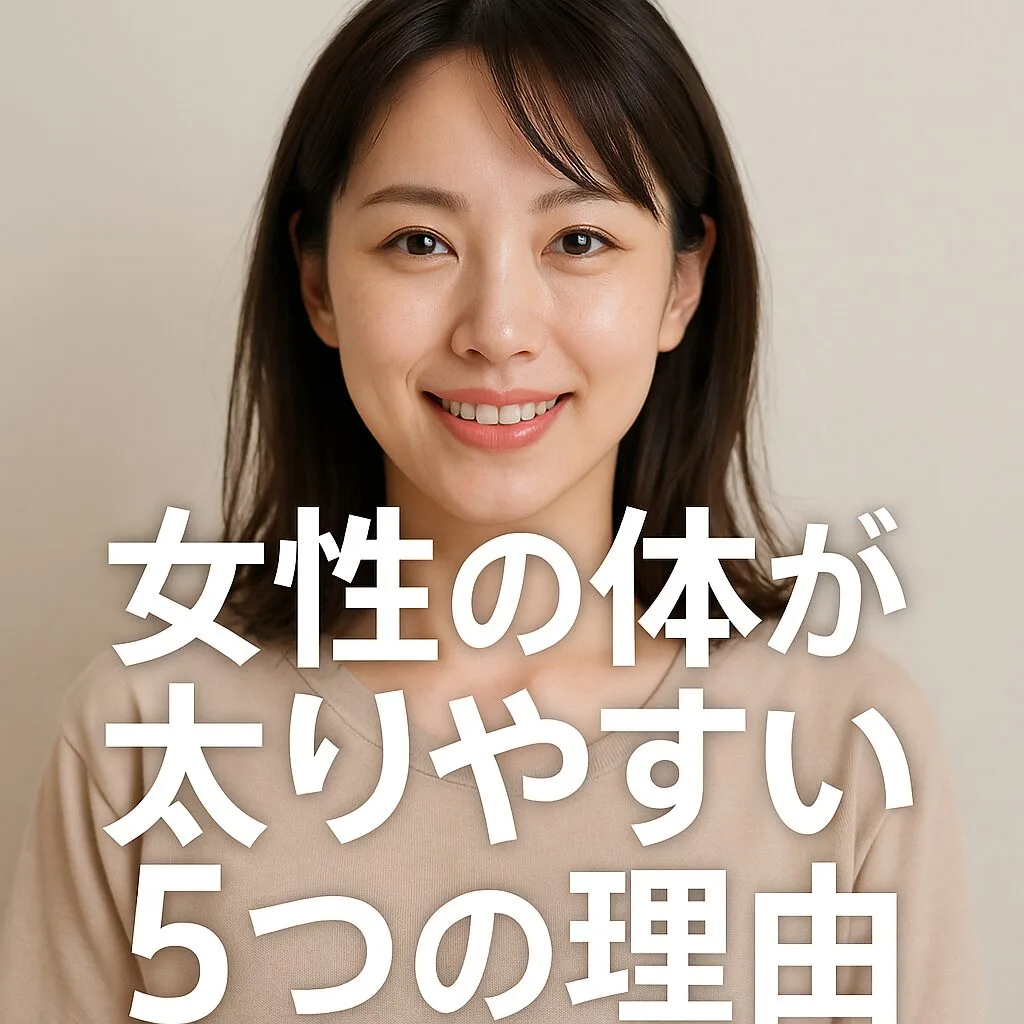 女性の体が太りやすい5つの理由