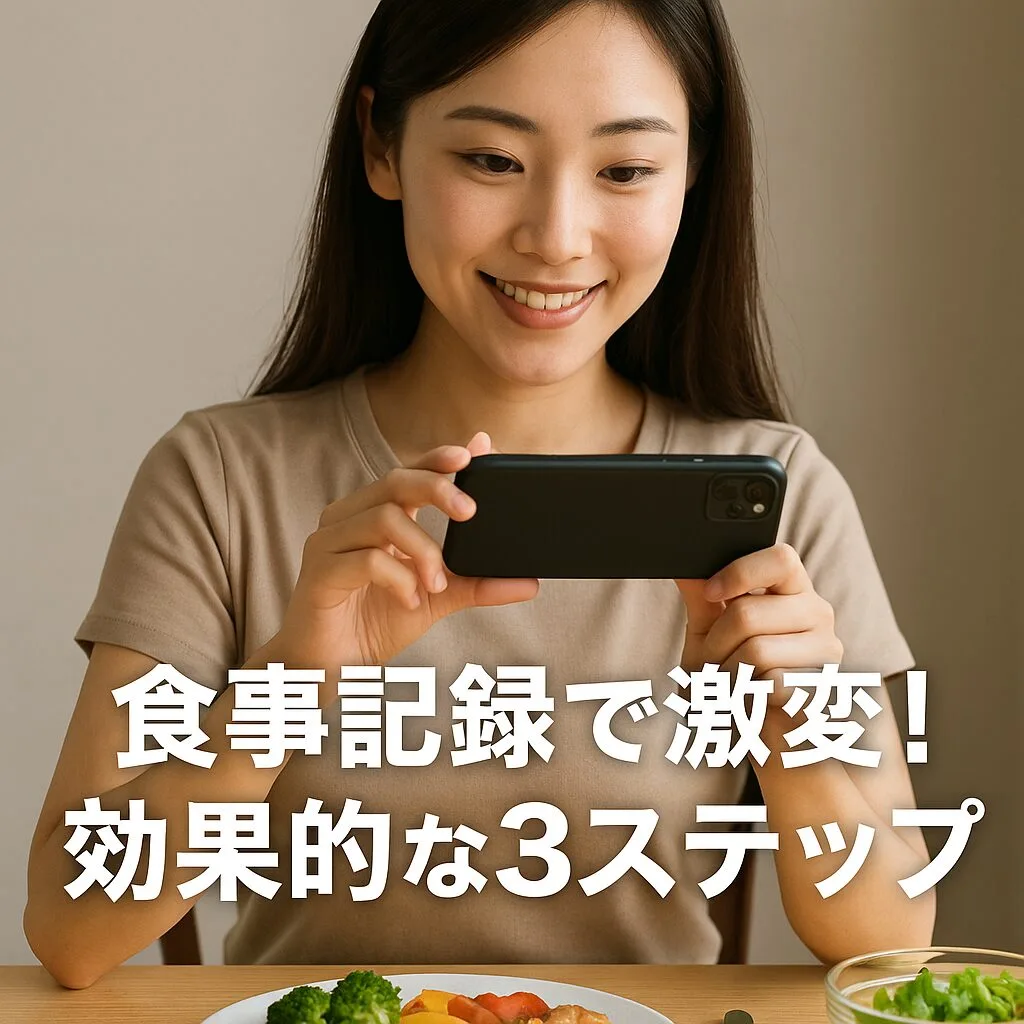 食事記録で激変！効果的な3ステップ