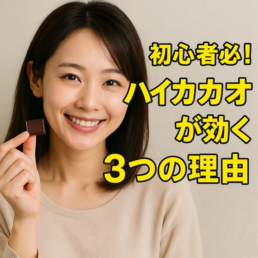 初心者必見！ハイカカオが効く3つの理由