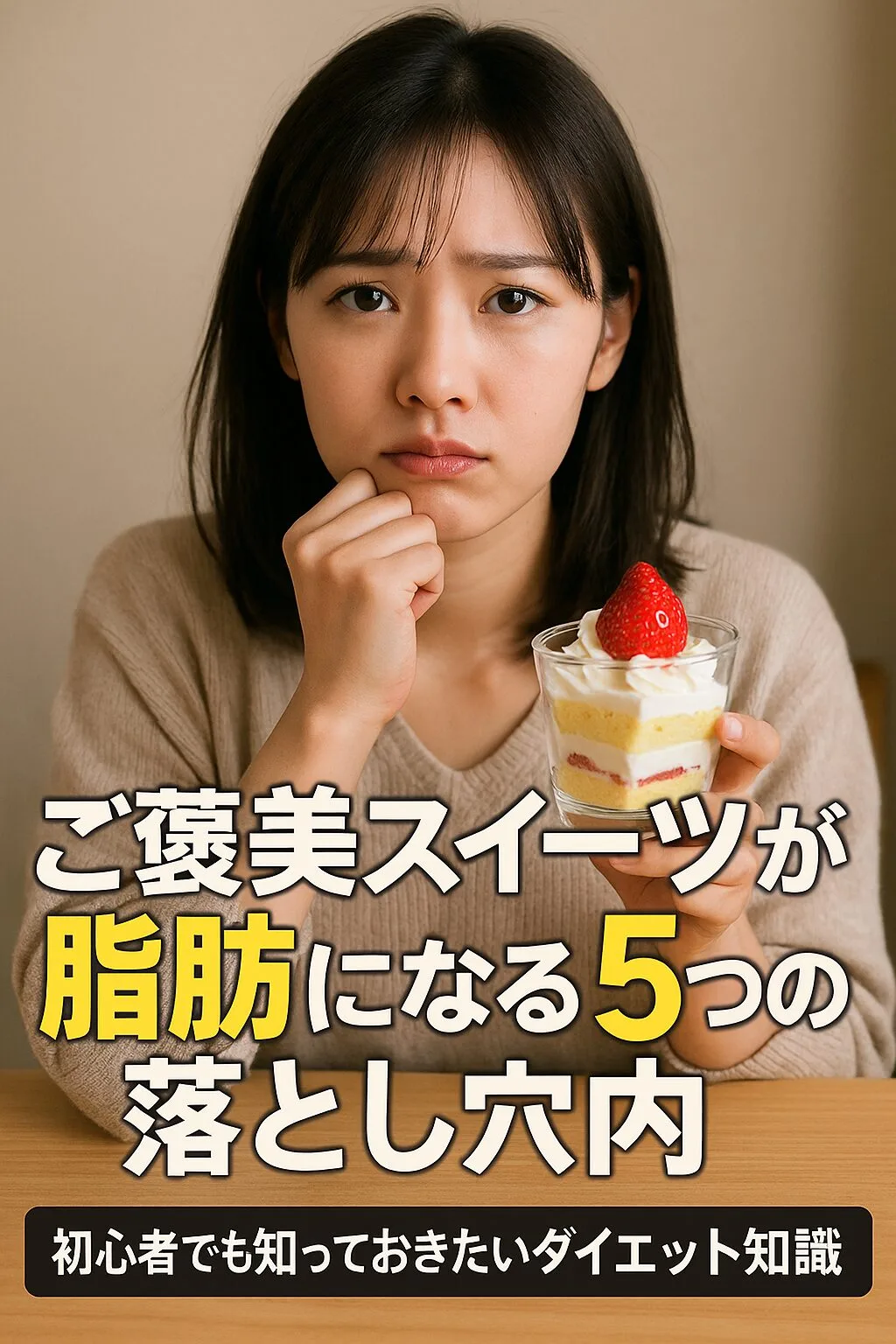 ご褒美スイーツが脂肪になる5つの落とし穴｜初心者でも知っておきたいダイエット知識