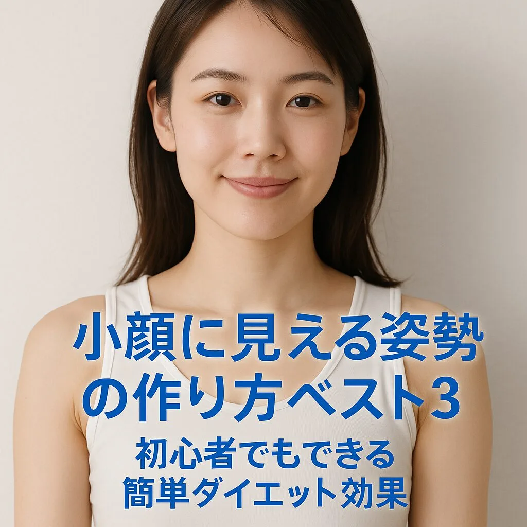 小顔に見える姿勢の作り方ベスト3｜初心者でもできる簡単ダイエット効果