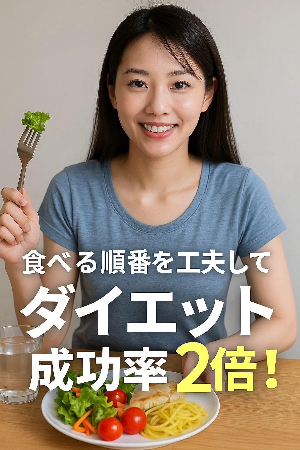 食べる順番を工夫してダイエット成功率2倍！