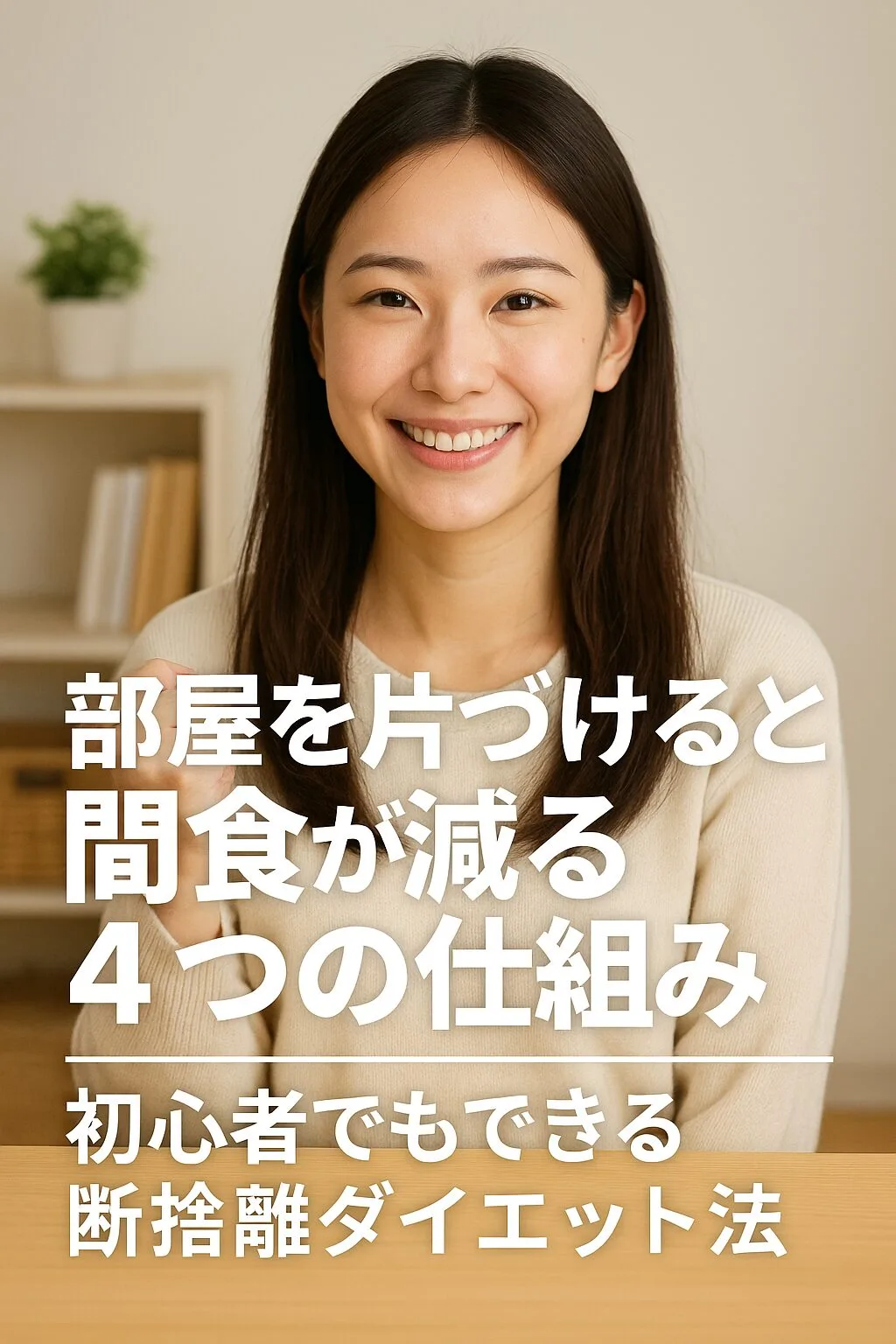 部屋を片づけると間食が減る4つの仕組み｜初心者でもできる断捨離ダイエット法