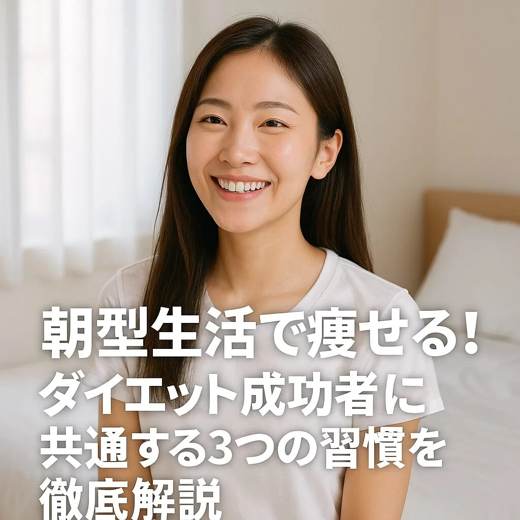 朝型生活で痩せる！ダイエット成功者に共通する3つの習慣を徹底解説