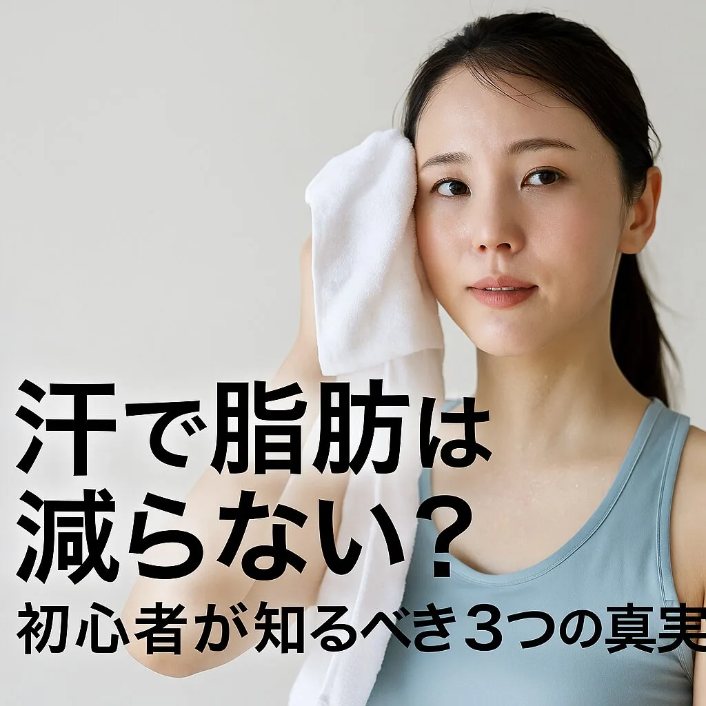 汗で脂肪は減らない？初心者が知るべき3つの真実