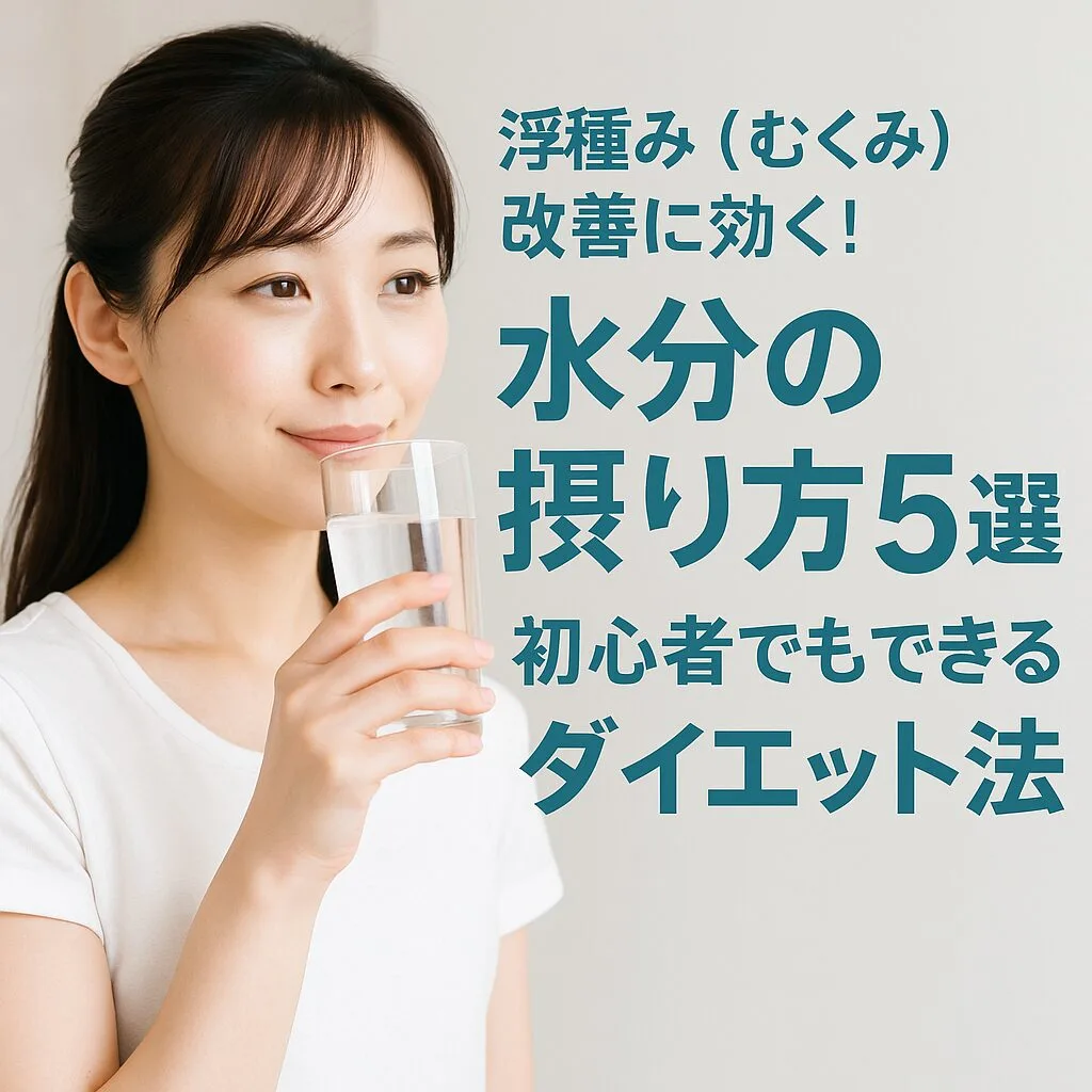 浮腫み（むくみ）改善に効く！水分の摂り方5選｜初心者でもできるダイエット法