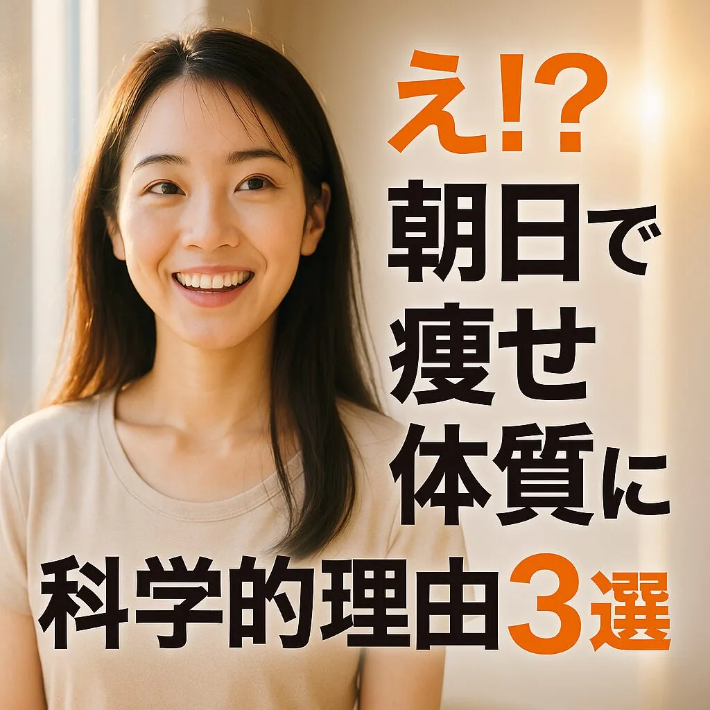 え！？朝日で痩せ体質に！科学的理由3選
