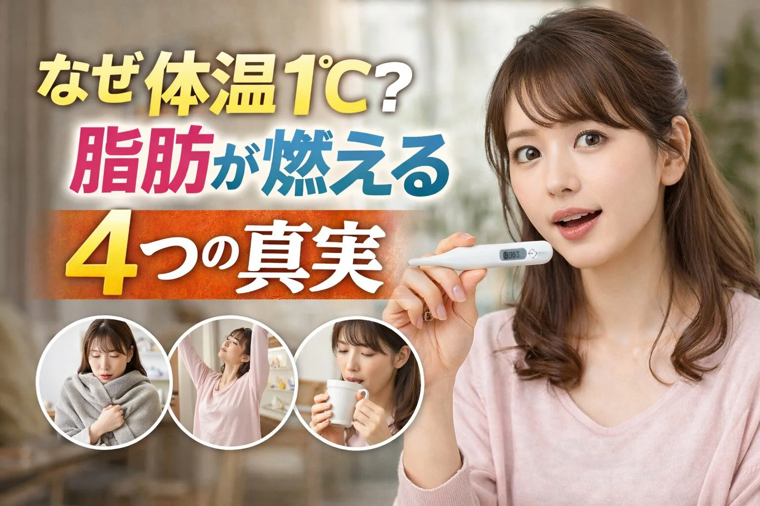 なぜ体温1℃？脂肪が燃える4つの真実