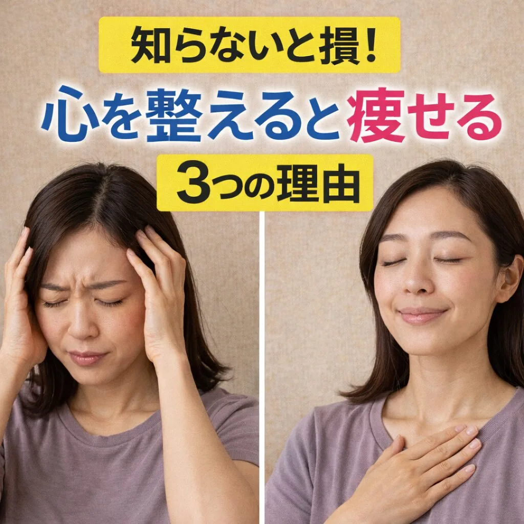 知らないと損！心を整えると痩せる3つの理由