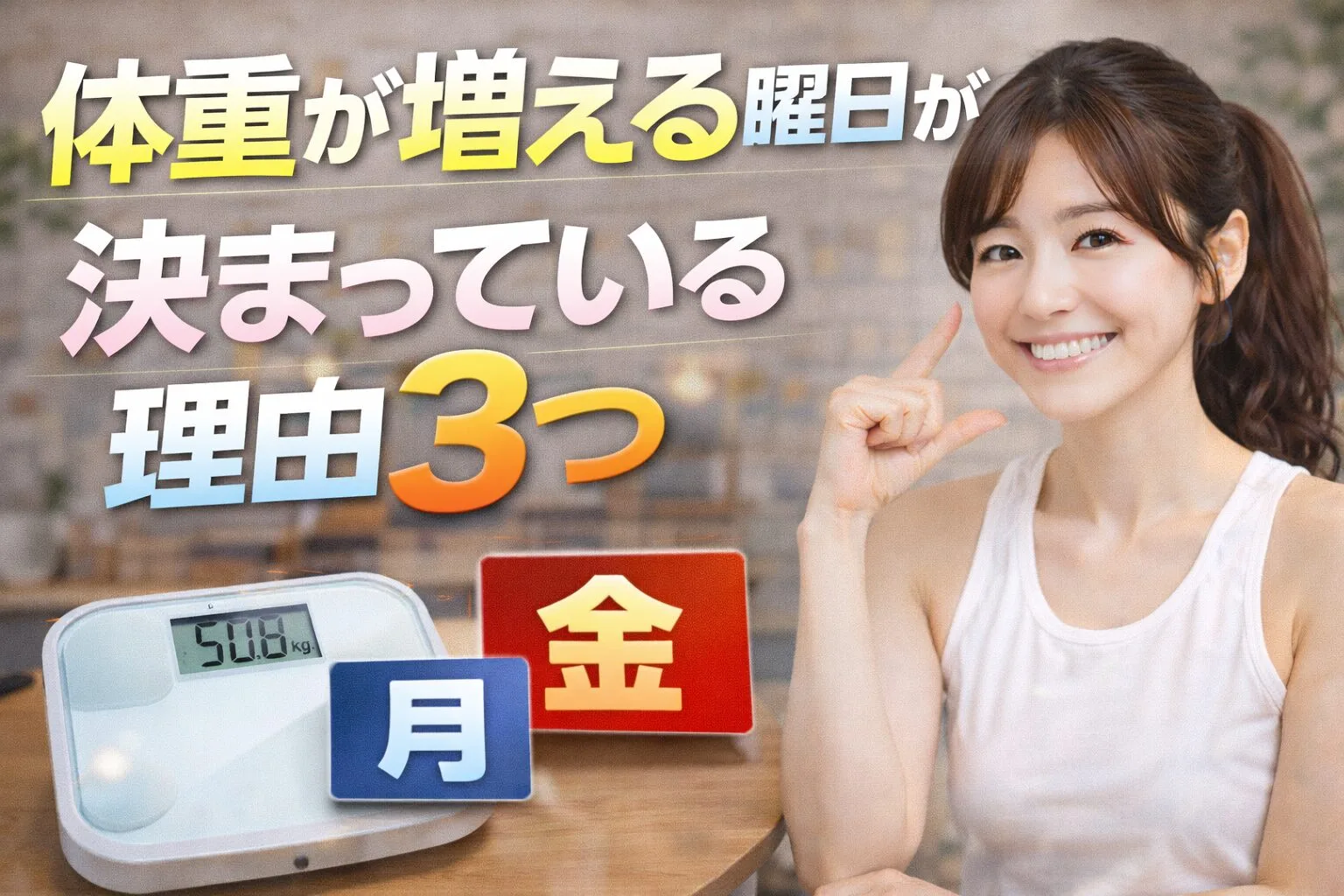 体重が増える曜日が決まっている理由3つ