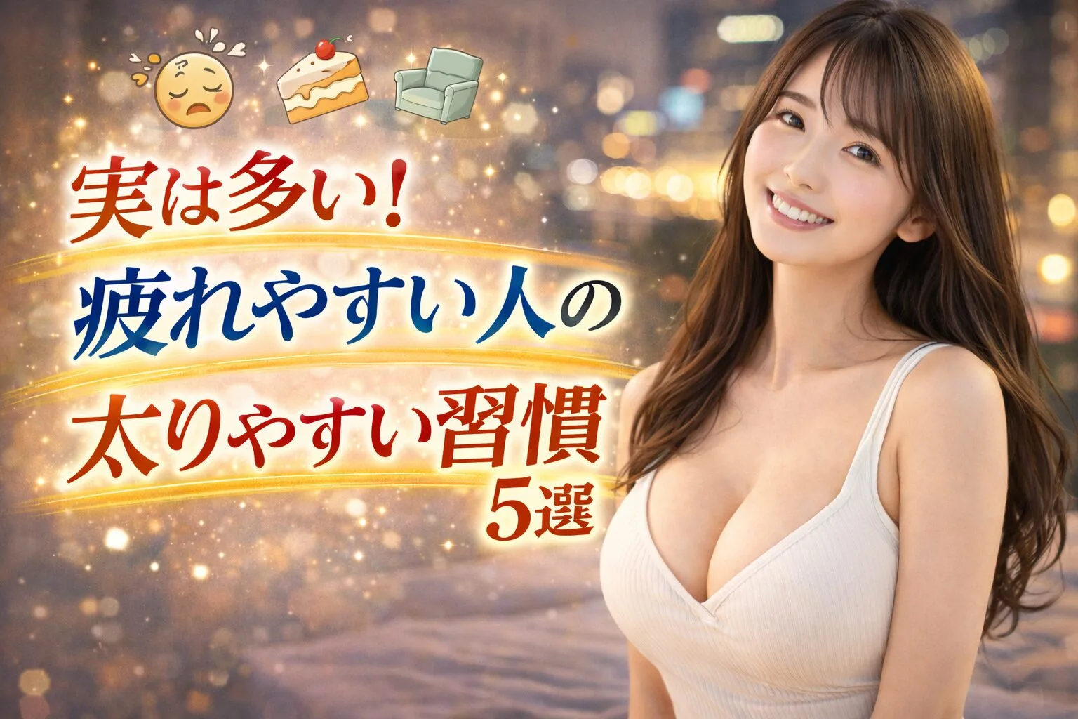 実は多い！疲れやすい人の太りやすい習慣5選