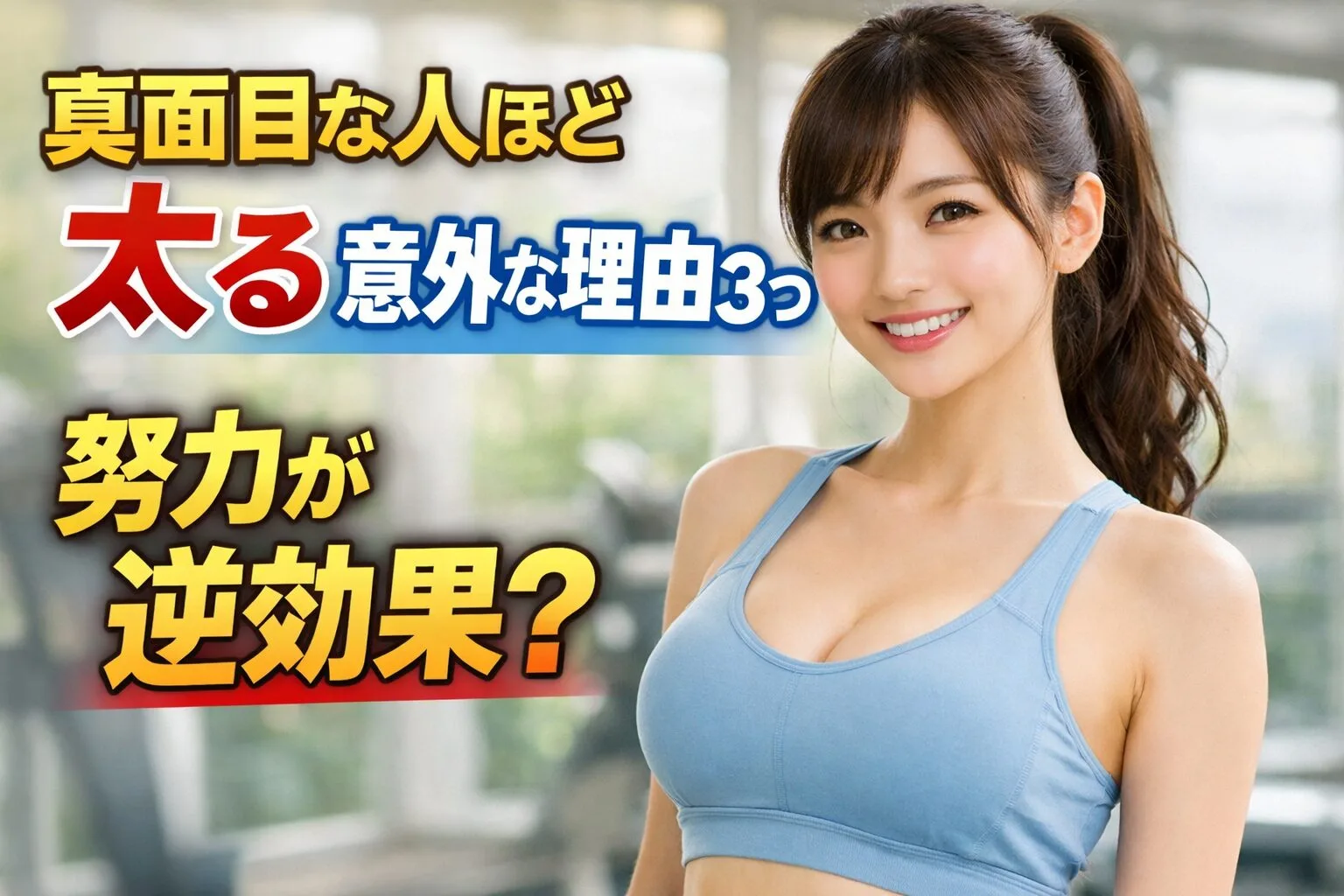 真面目な人ほど太る意外な理由3つ｜努力が逆効果？