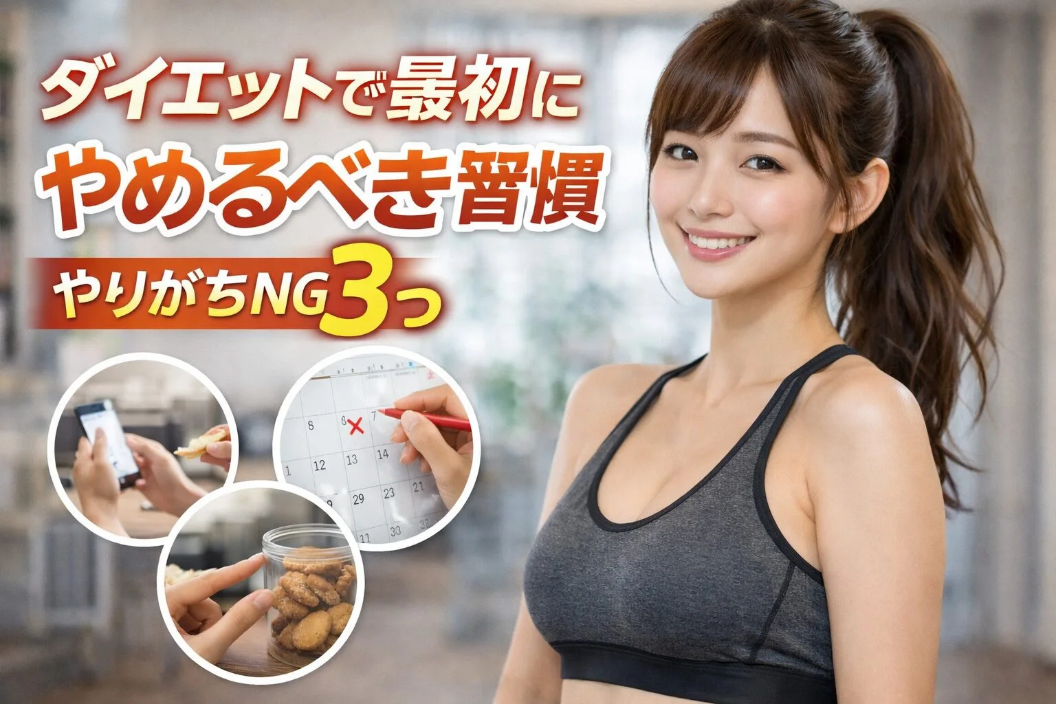 ダイエットで最初にやめるべき習慣3つ｜やりがちNG