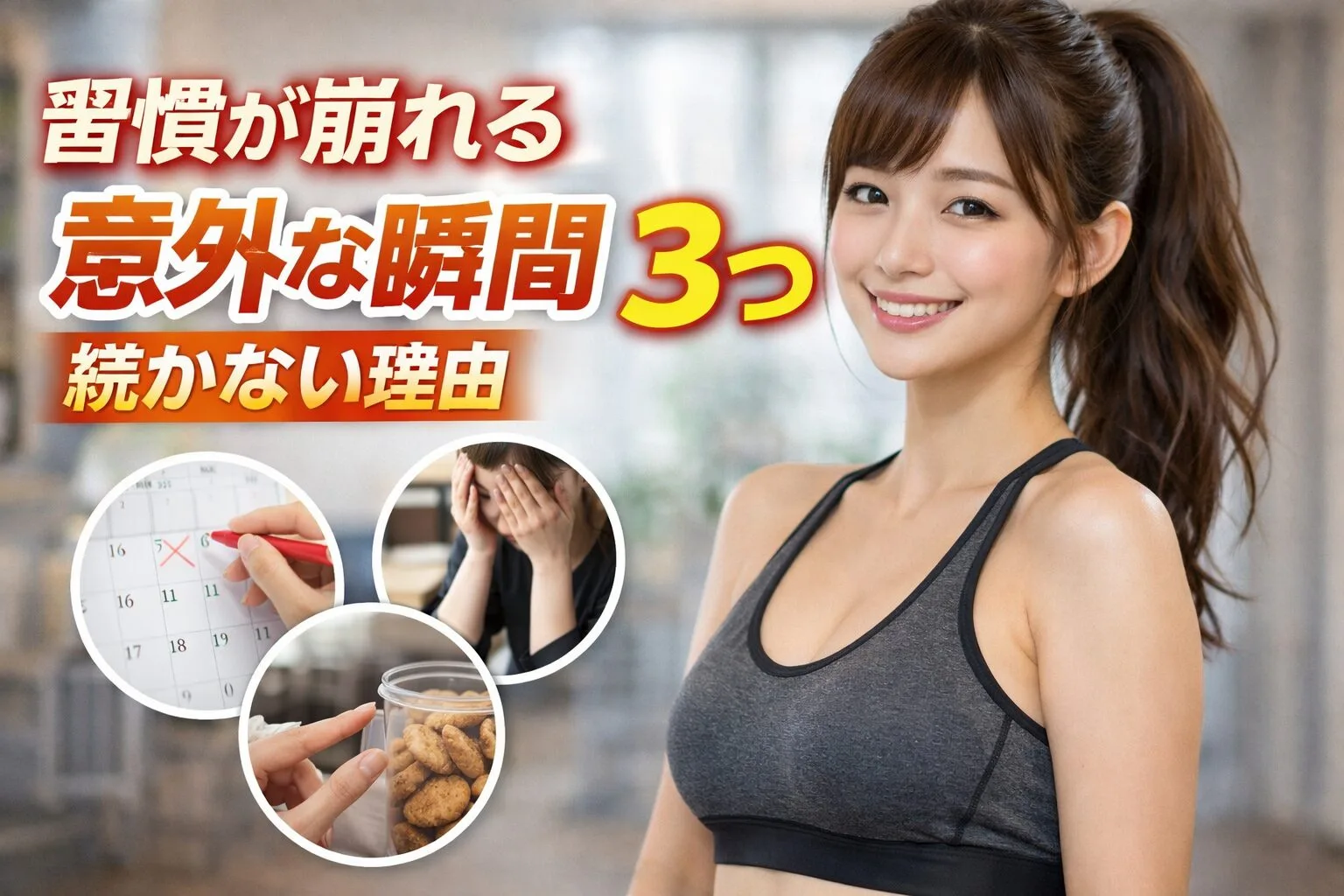 習慣が崩れる意外な瞬間3つ｜続かない理由