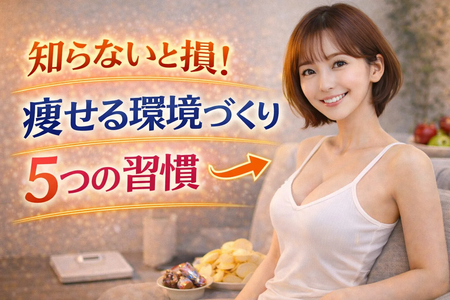 知らないと損！痩せる環境づくり5つの習慣