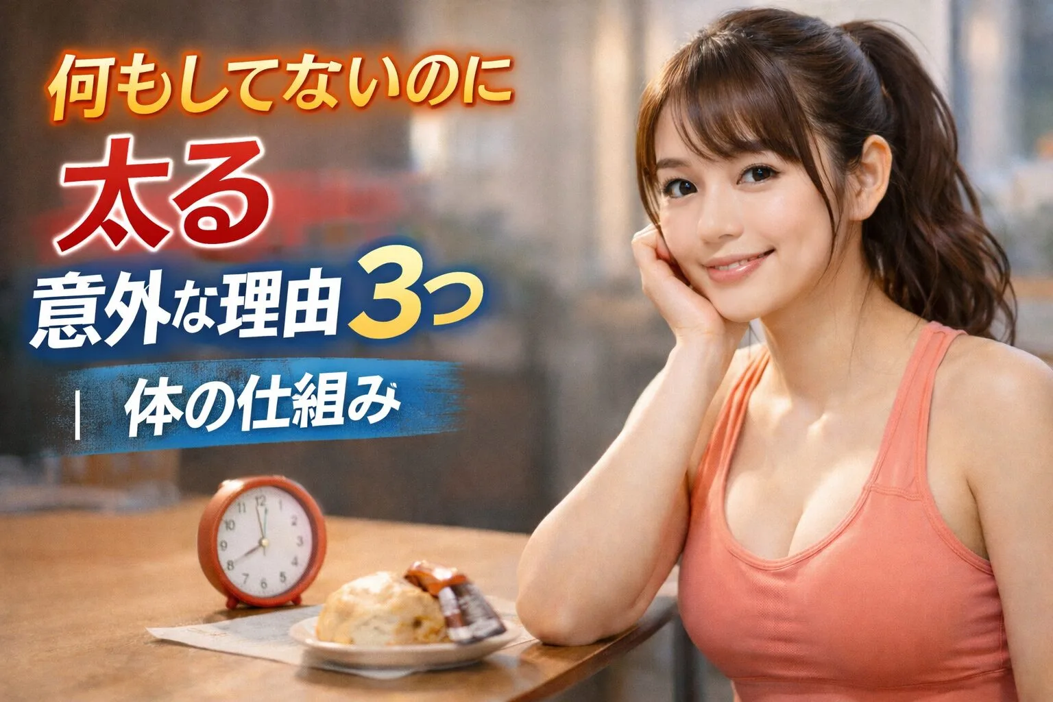 何もしてないのに太る意外な理由3つ｜体の仕組み