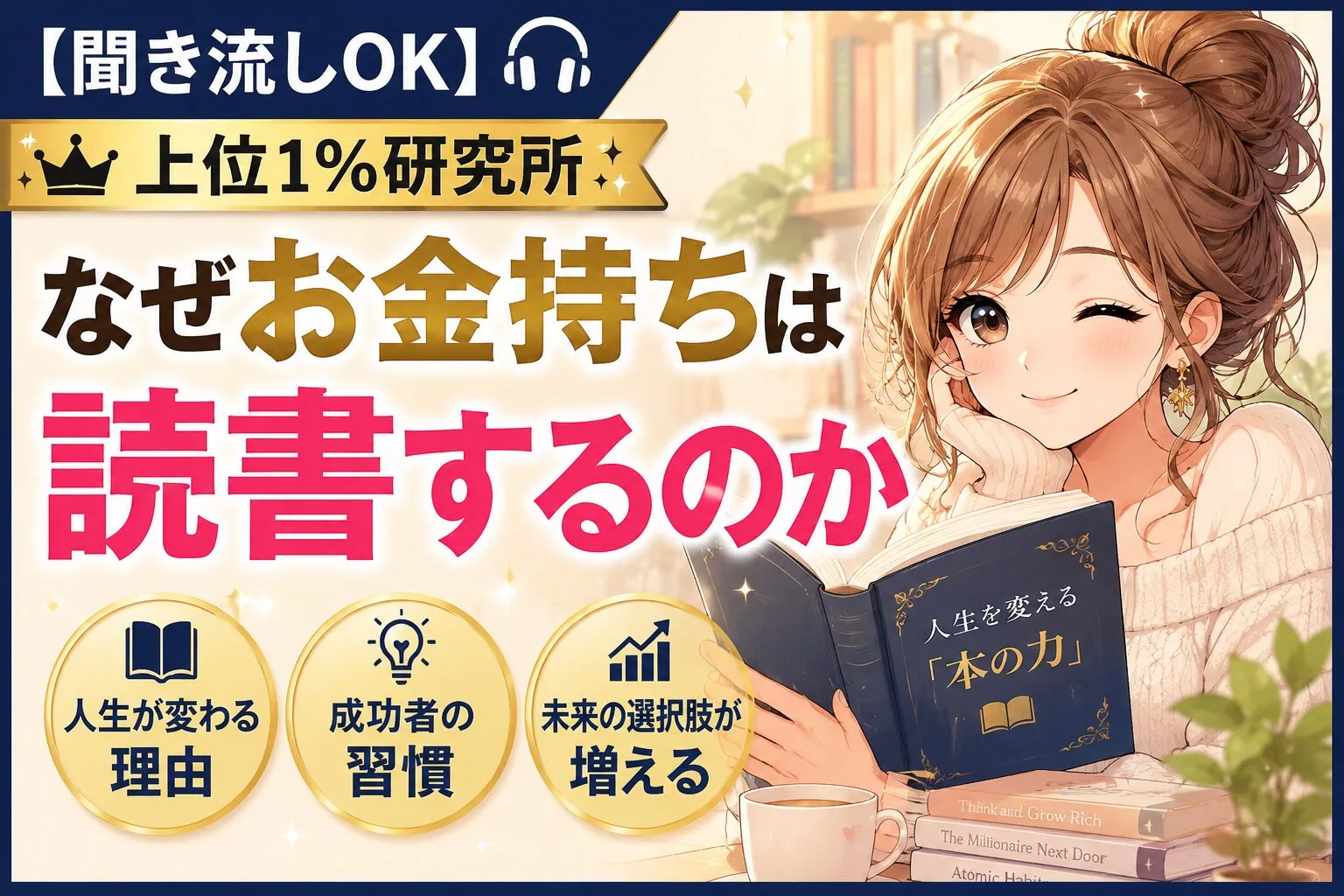 なぜお金持ちは読書するのか？成功者に共通する5つの読書習慣