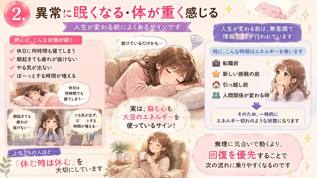 価値観の変化によって興味や好きなものが変わる様子を解説したイラスト