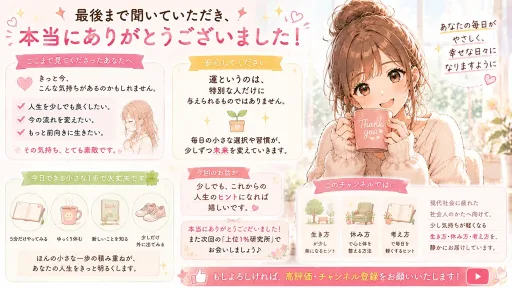 小さな習慣と行動を変えて人生の流れを良くする考え方を伝えるイラスト